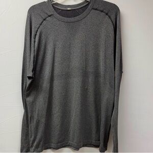 Lululemon Metal Vent Tech Surge Long Sleeve Shirt Men’s Heather Gray Size XL